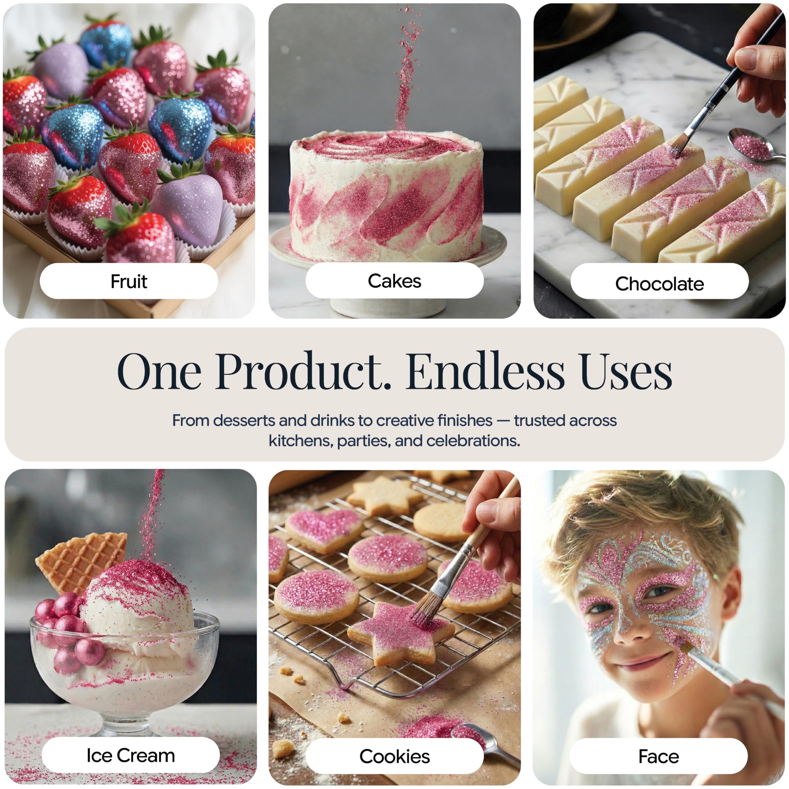 Safe and Stunning Edible Luster Dust for Magical Baking Moments